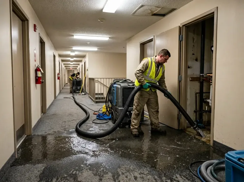 multi-unit-apartment-hallway-f-005 — frequently asked questions, Emergency Burst Pipe Water Extraction & Removal in Chippewa…